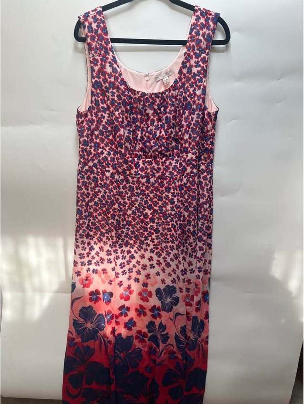 Dress Barn 1962 Floral Sleeveless Maxi Dress, Size 16